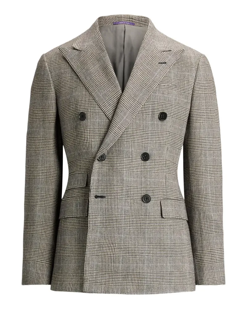 Ralph Lauren Doppelreihiger Kent Anzug - Grau Grau