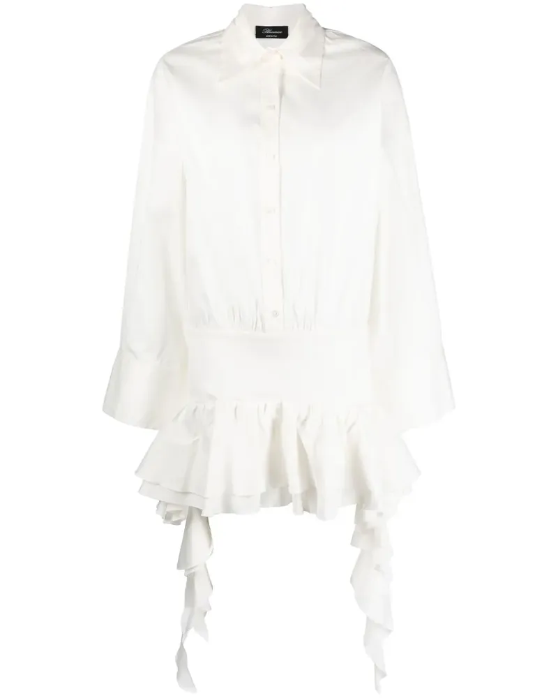 Blumarine Hemdkleid mit tiefer Taille - Weiß Weiß