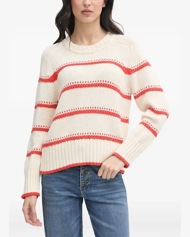 Mos Mosh MMRola Bine horizontal-stripe sweater - Nude Nude