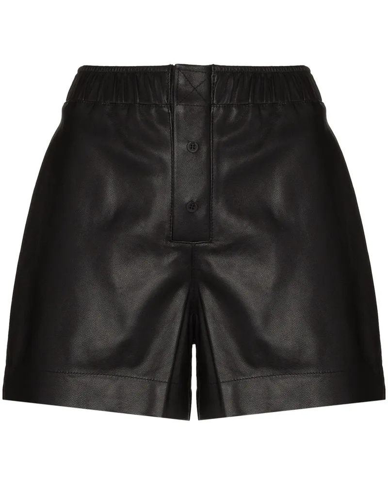 RTA Maddy Ledershorts - Schwarz Schwarz