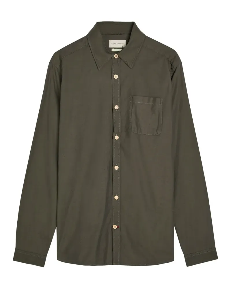 Oliver Spencer New York Special Hemd - Grün Grün
