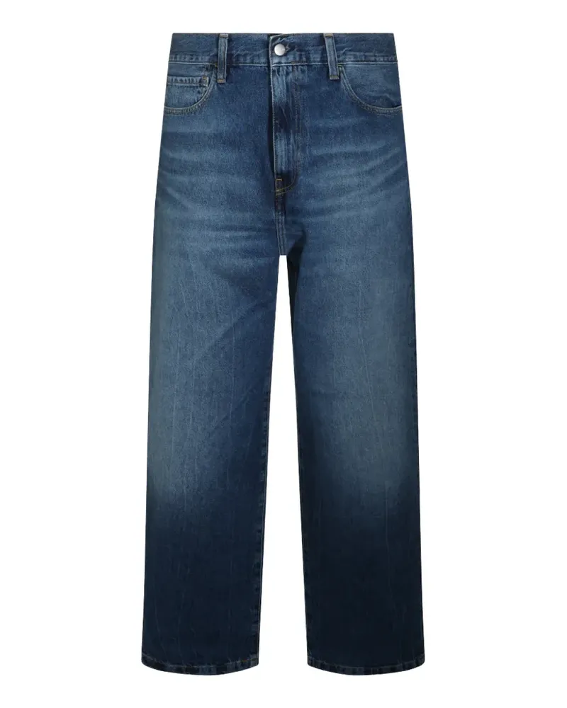 Carhartt WIP logo-patch jeans - Blau Blau