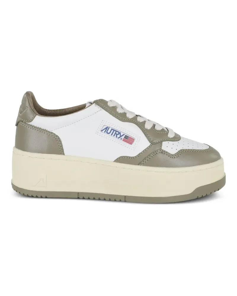 AUTRY platform-heel sneakers - Weiß Weiß