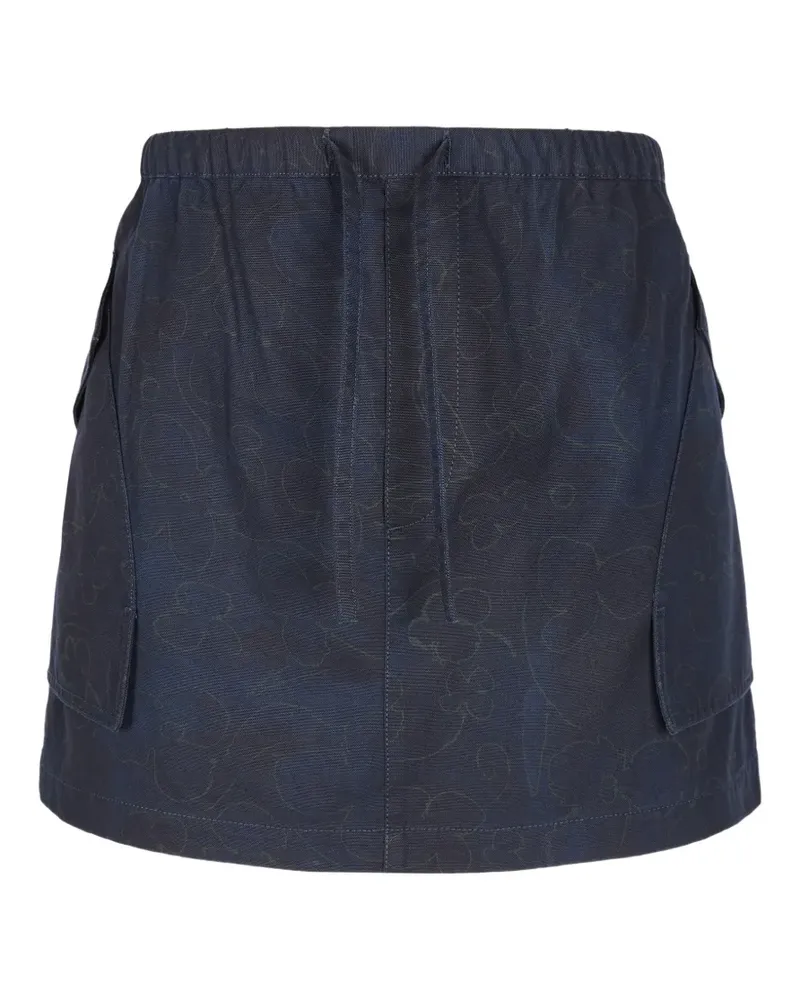 JNBY Minirock mit Blumen-Print - Blau Blau