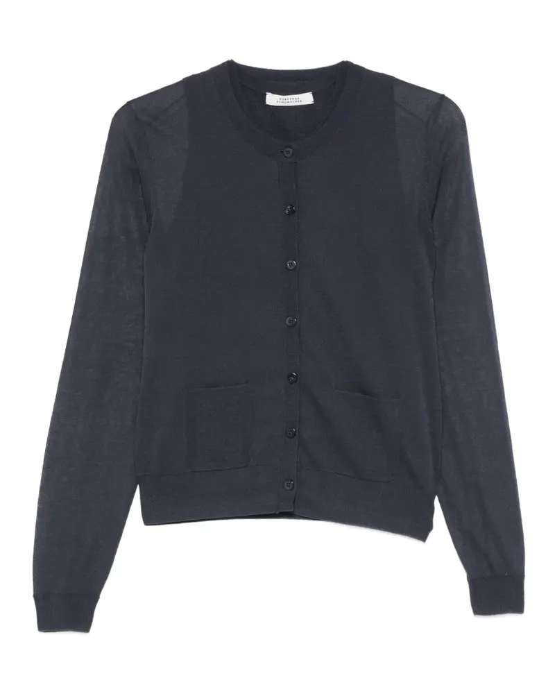 Dorothee Schumacher Set aus Oberteil und Cardigan mit Knopfleiste - Blau Blau