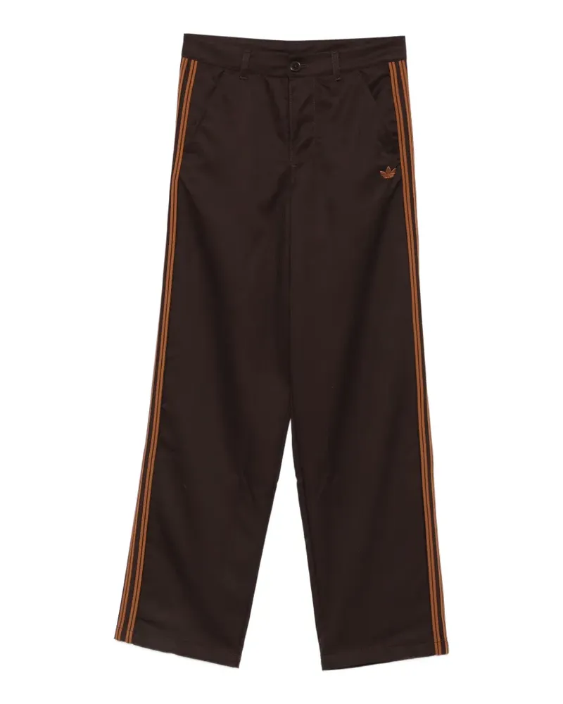 adidas Hose mit Seitenstreifen - Braun Braun