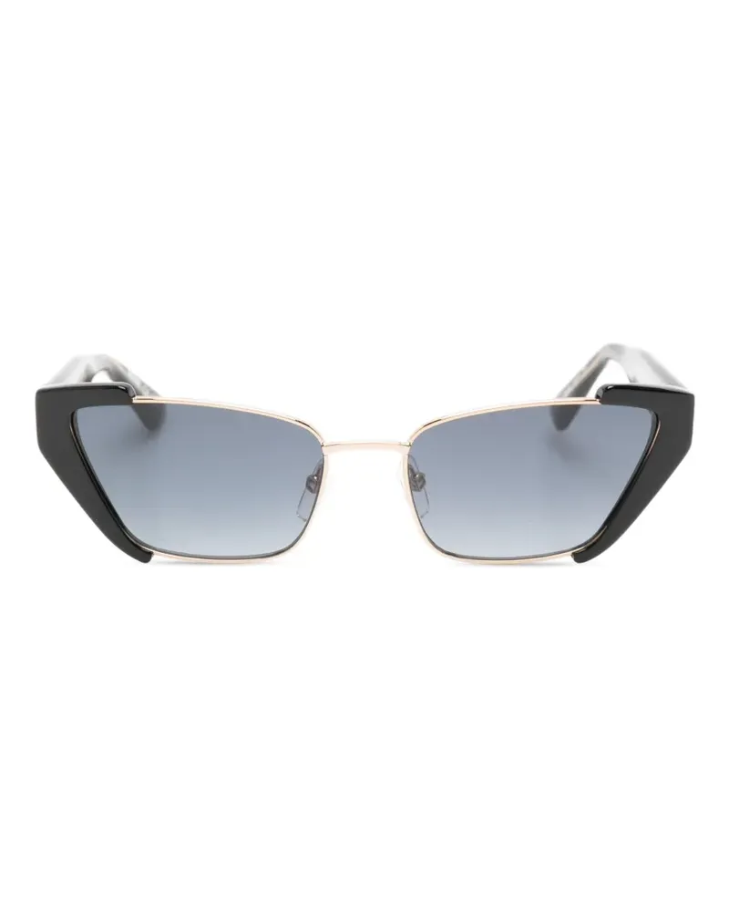 Moschino Cat-Eye-Sonnenbrille - Schwarz Schwarz