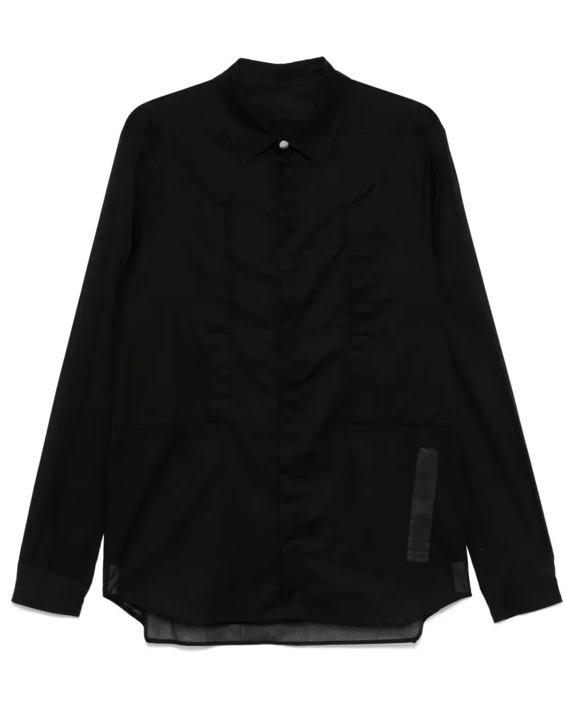Rick Owens Fogpocket Hemd - Schwarz Schwarz