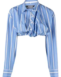 Jacquemus La Chemise Bahia Courte Hemd Blau