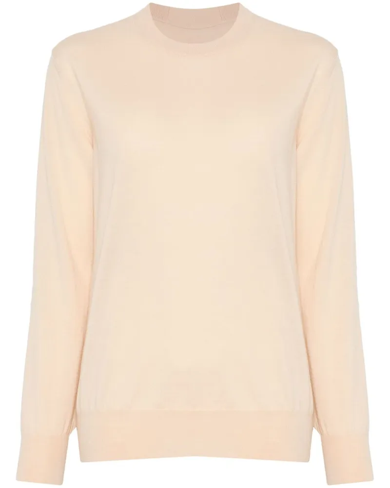 Jil Sander Fein gestrickter Pullover - Nude Nude