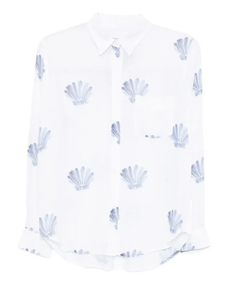 RAILS shell-printed shirt - Weiß Weiß