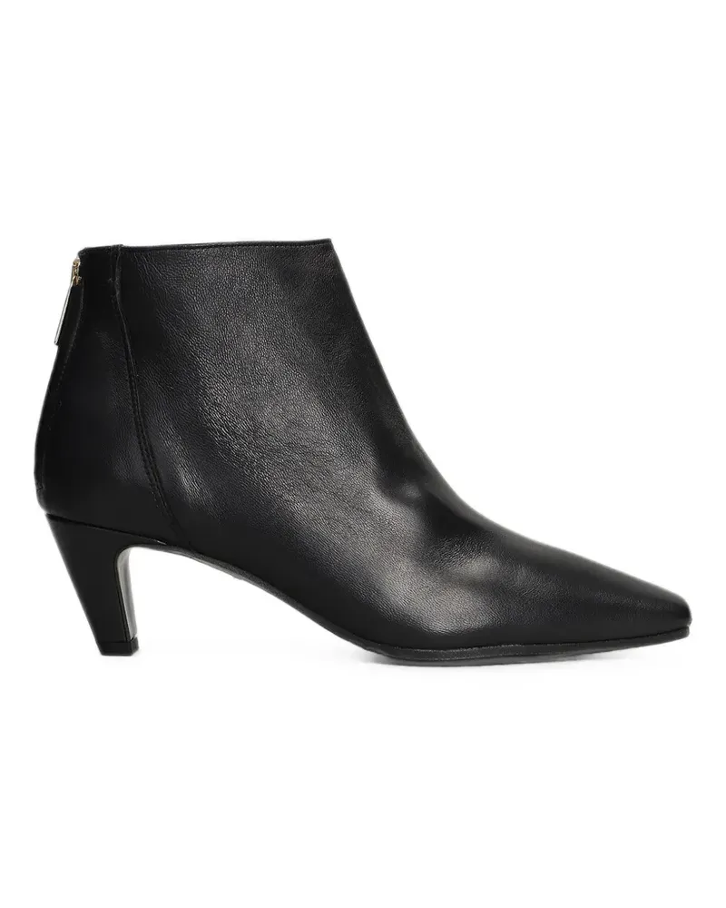 Bianca Di square-toe ankle boots - Schwarz Schwarz