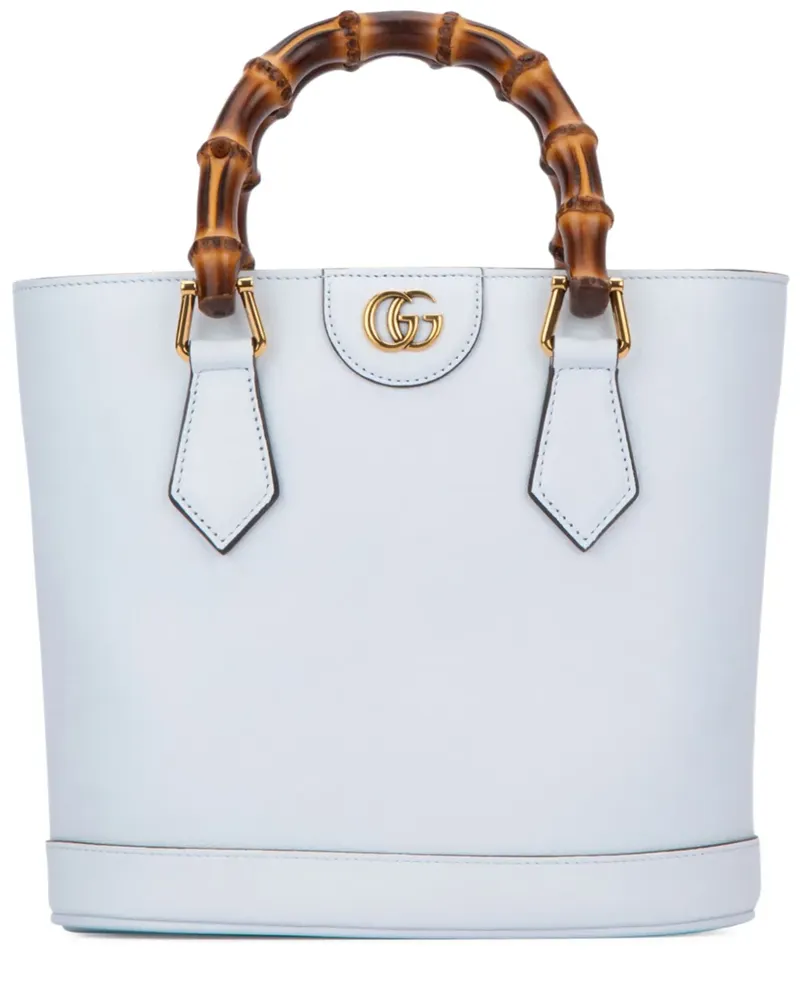 Gucci Tote Bag mit Bambushenkeln - Blau Blau