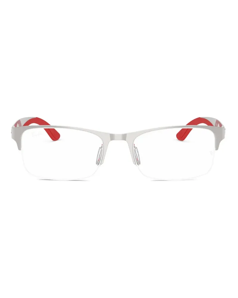 Ray Ban Eckige RB7551 Brille - Silber Silber