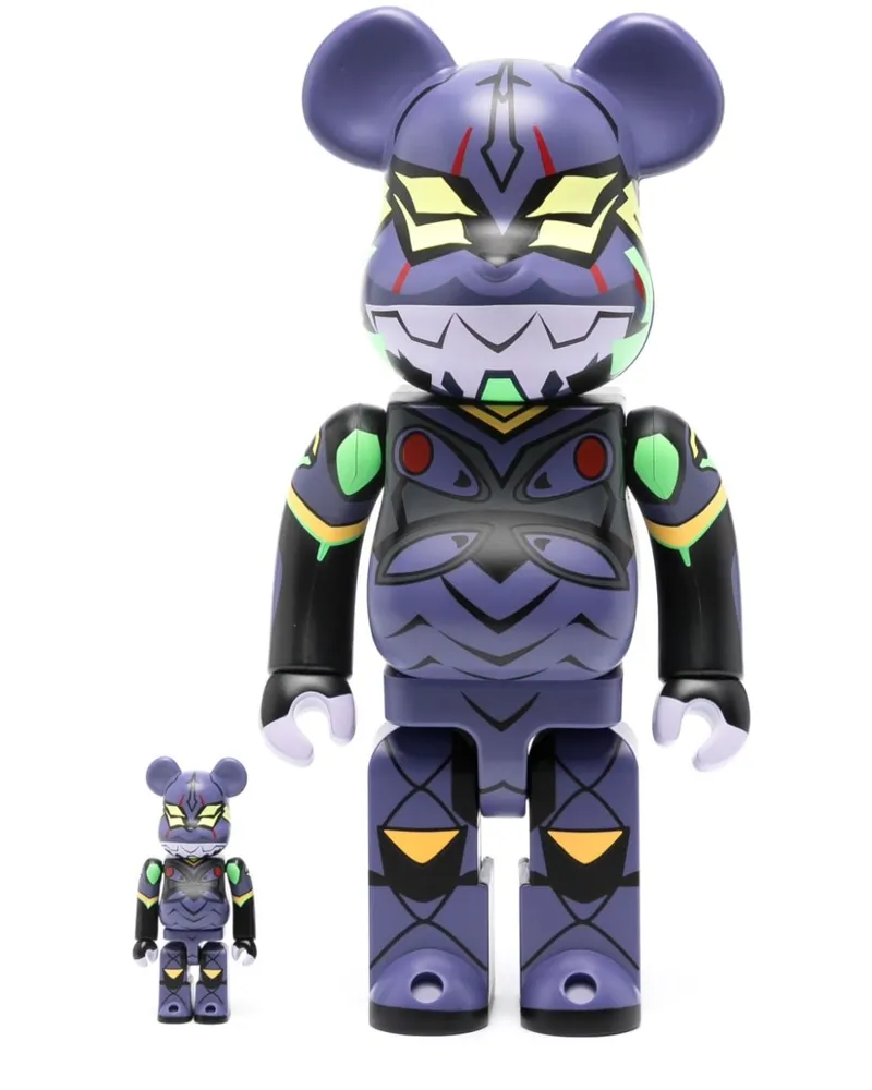 Medicom Toy x Evangelion BE@RBRICK Figuren-Set Violett