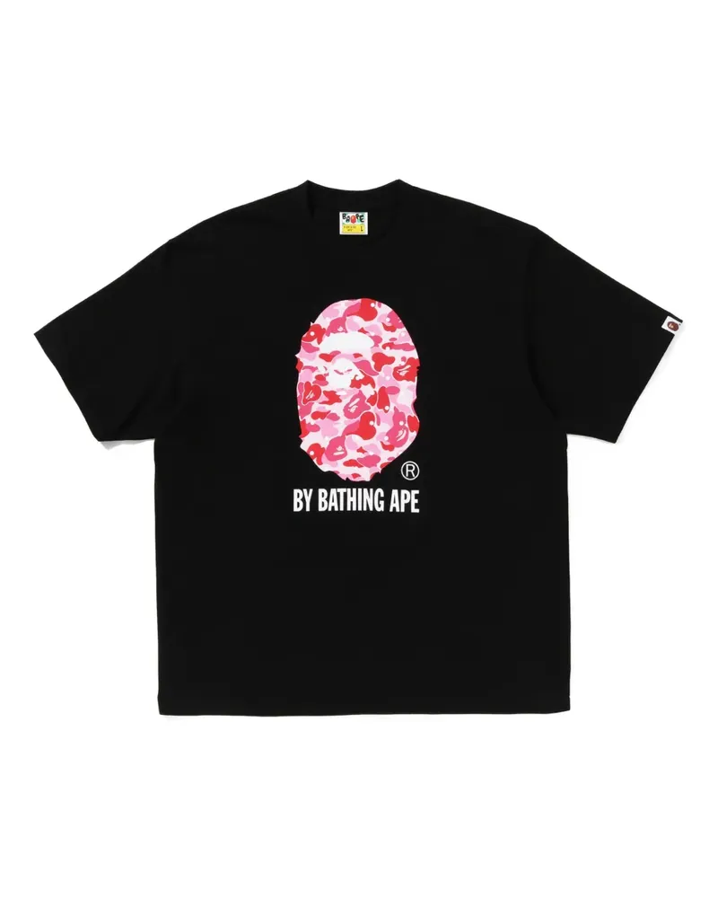 BAPE logo-print T-shirt - Schwarz Schwarz