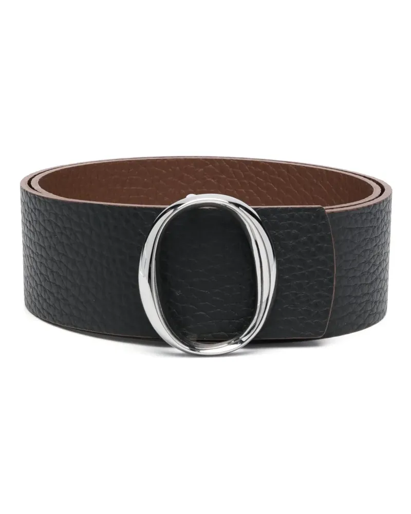 Orciani Ledergürtel mit Schnalle - Schwarz Schwarz