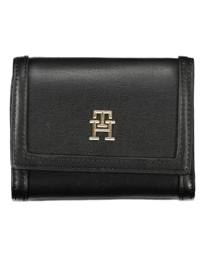 Tommy Hilfiger logo trifold wallet - Schwarz Schwarz