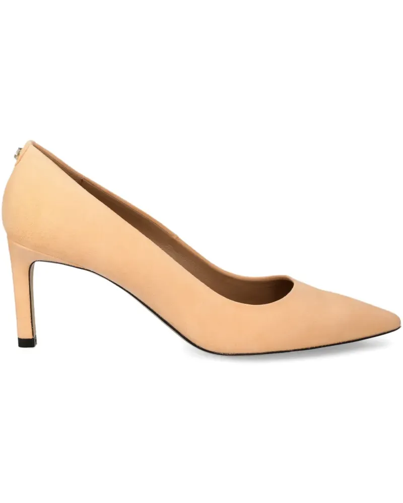 HUGO BOSS 75mm Janet pointed-toe stiletto pumps - Nude Nude