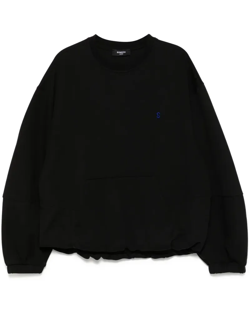 SONGZIO Origin Paris Cocoon Sweatshirt - Schwarz Schwarz