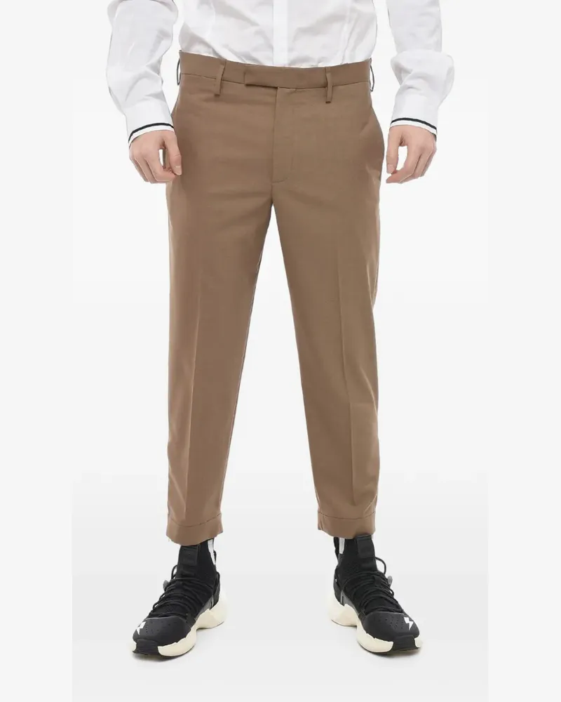 Neil Barrett Jamie slim-fit trousers - Braun Braun