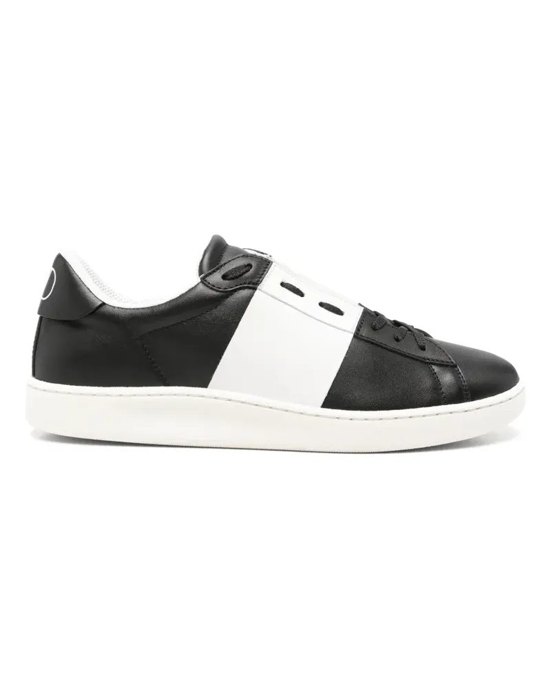 Valentino Garavani Open VLogo Sneakers mit runder Kappe - Schwarz Schwarz