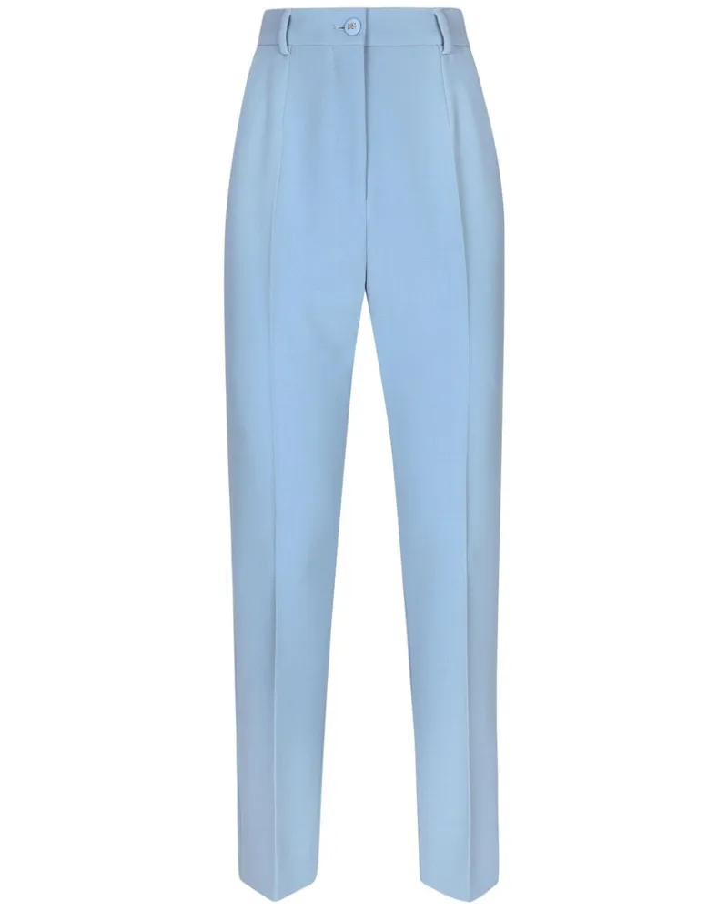 Dolce & Gabbana Hose mit hohem Bund - Blau Blau