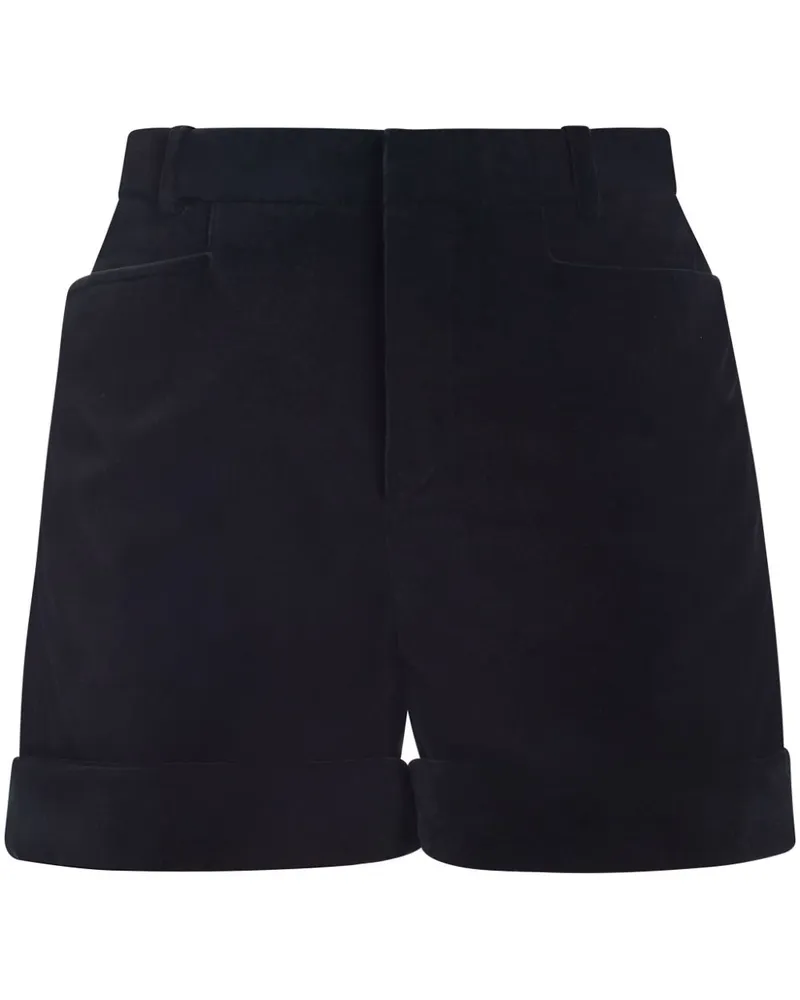 Tom Ford Shorts mit hohem Bund - Schwarz Schwarz