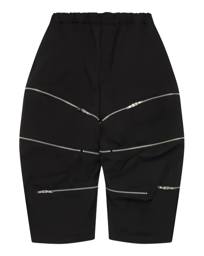 Comme des Garçons Hose mit Reißverschlüssen - Schwarz Schwarz