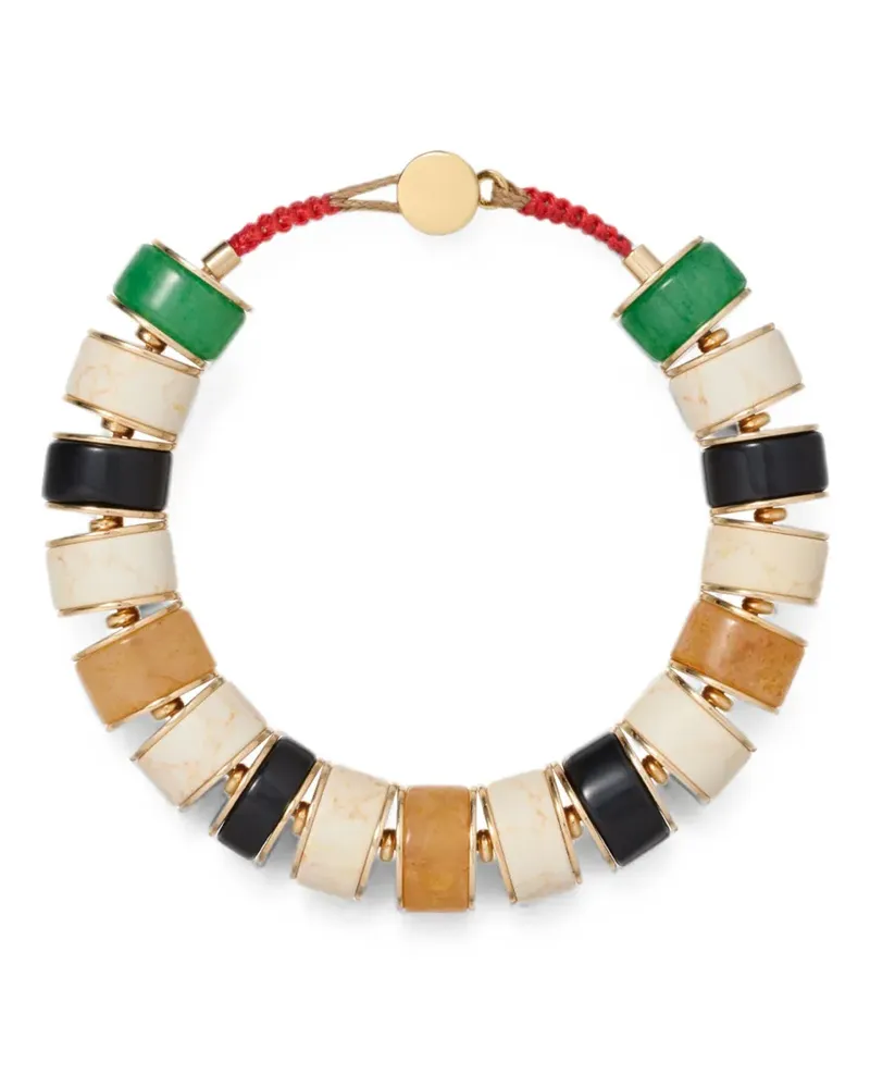 Roxanne Assoulin Stone Slice Armband - Gold Gold
