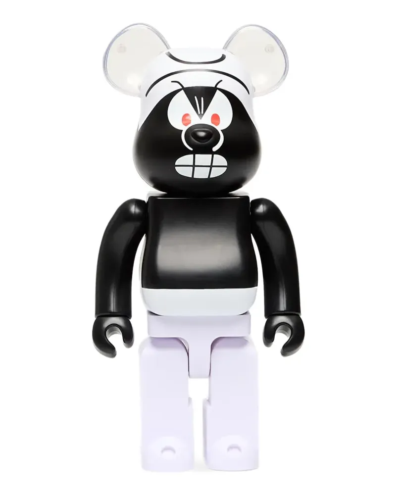 Medicom Toy BE@RBRICK Black Smurf 400% Figur - Schwarz Schwarz