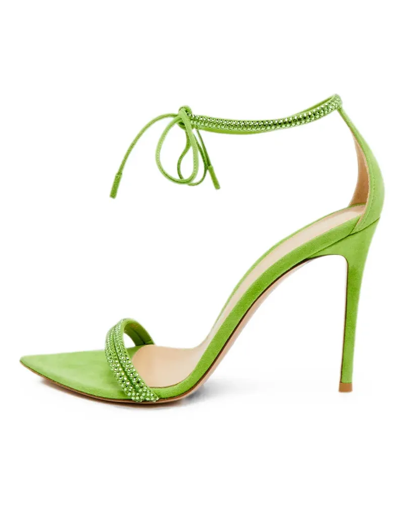 Gianvito Rossi Montecarlo crystal sandals - Grün Grün