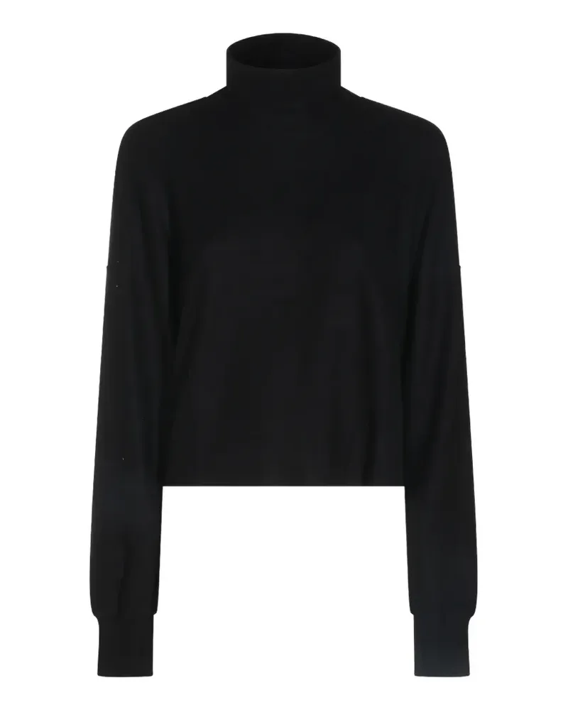 THOM KROM Langärmeliger Rollkragenpullover - Schwarz Schwarz