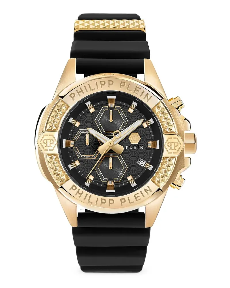 Philipp Plein The $kull Chrono 44mm watch - Schwarz Schwarz