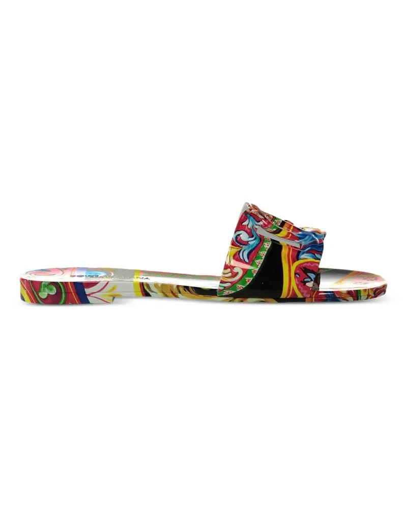 Dolce & Gabbana Sandalen mit Carretto-Print - Rot Rot