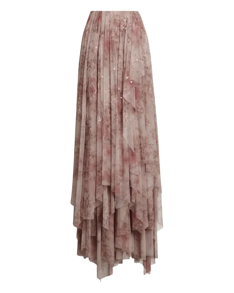 Ralph Lauren ruffled floral skirt - Rosa Rosa
