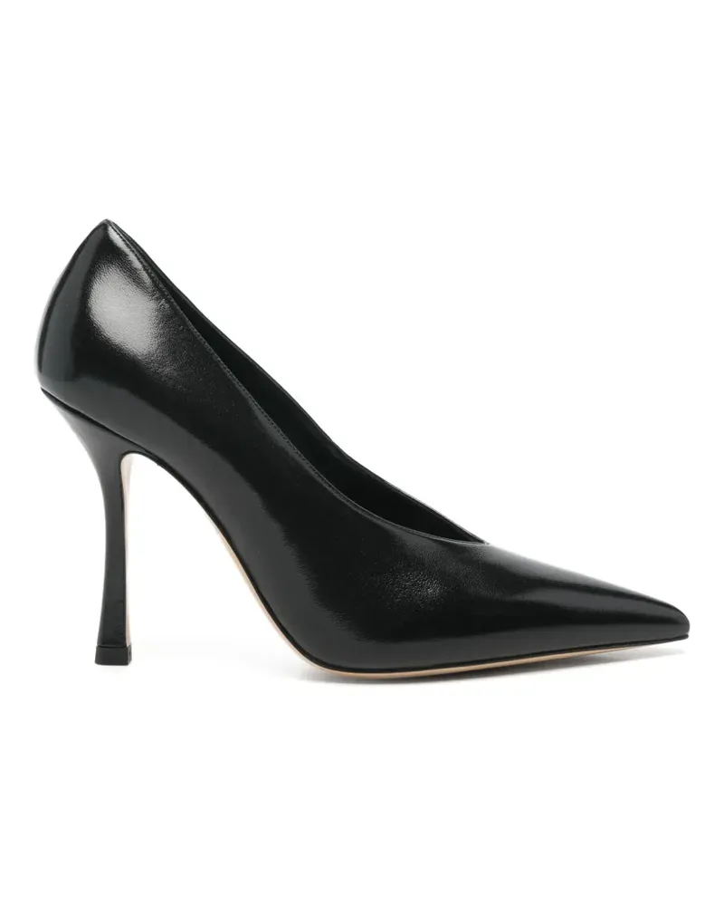 Casadei Pumps mit spitzer Kappe - Schwarz Schwarz