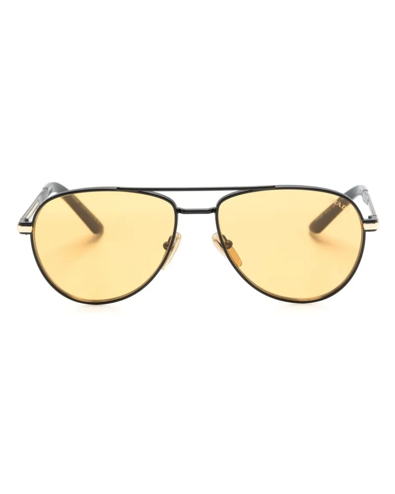 Prada Getönte Pilotenbrille - Schwarz Schwarz