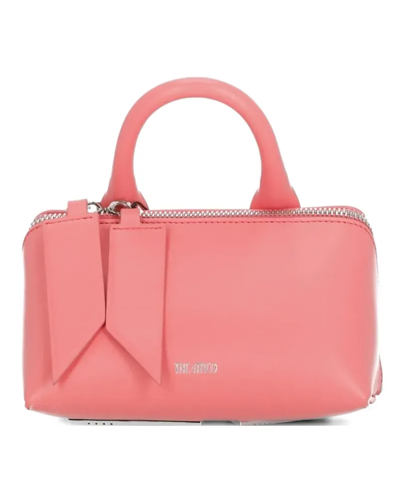 ATTICO top-handle leather tote bag - Rosa Rosa