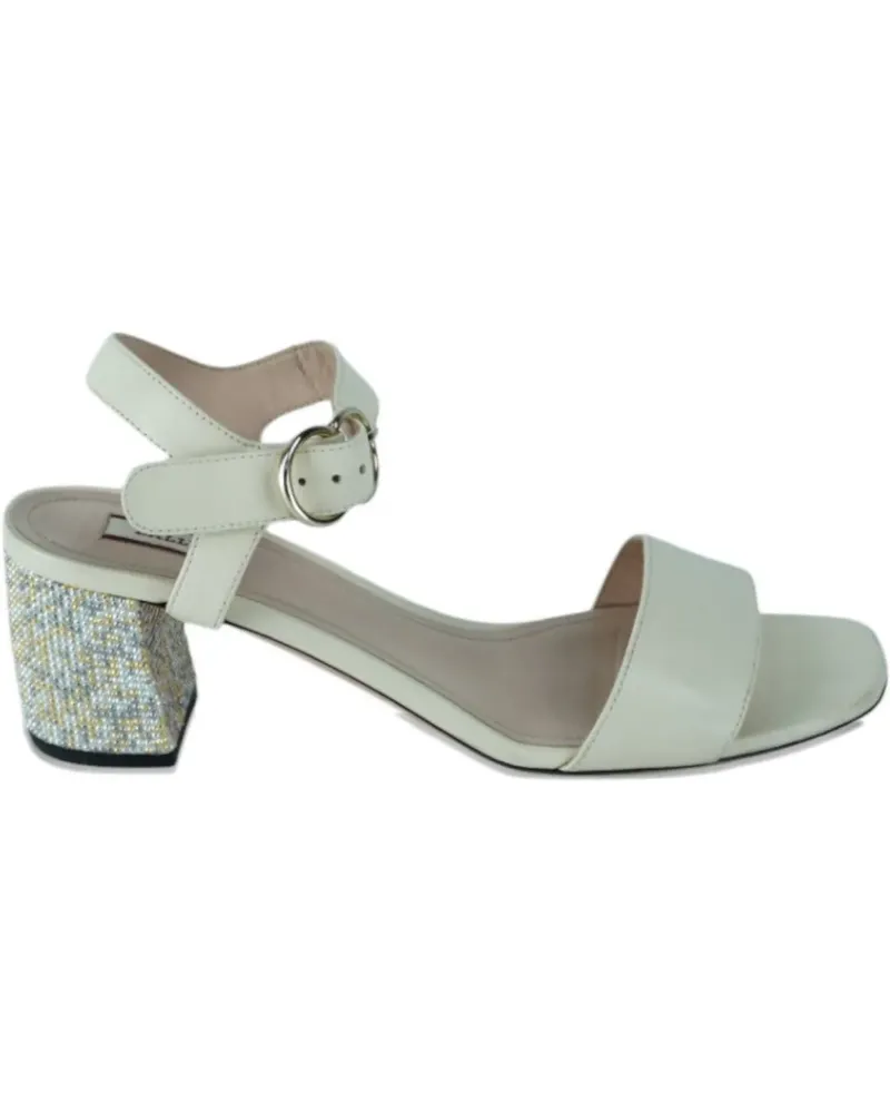 Bally 65mm leather heeled sandals - Nude Nude