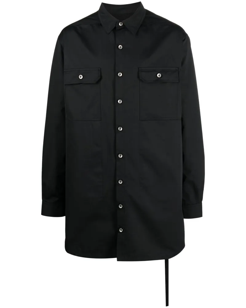DRKSHDW by Rick Owens Klassische Hemdjacke - Blau Blau