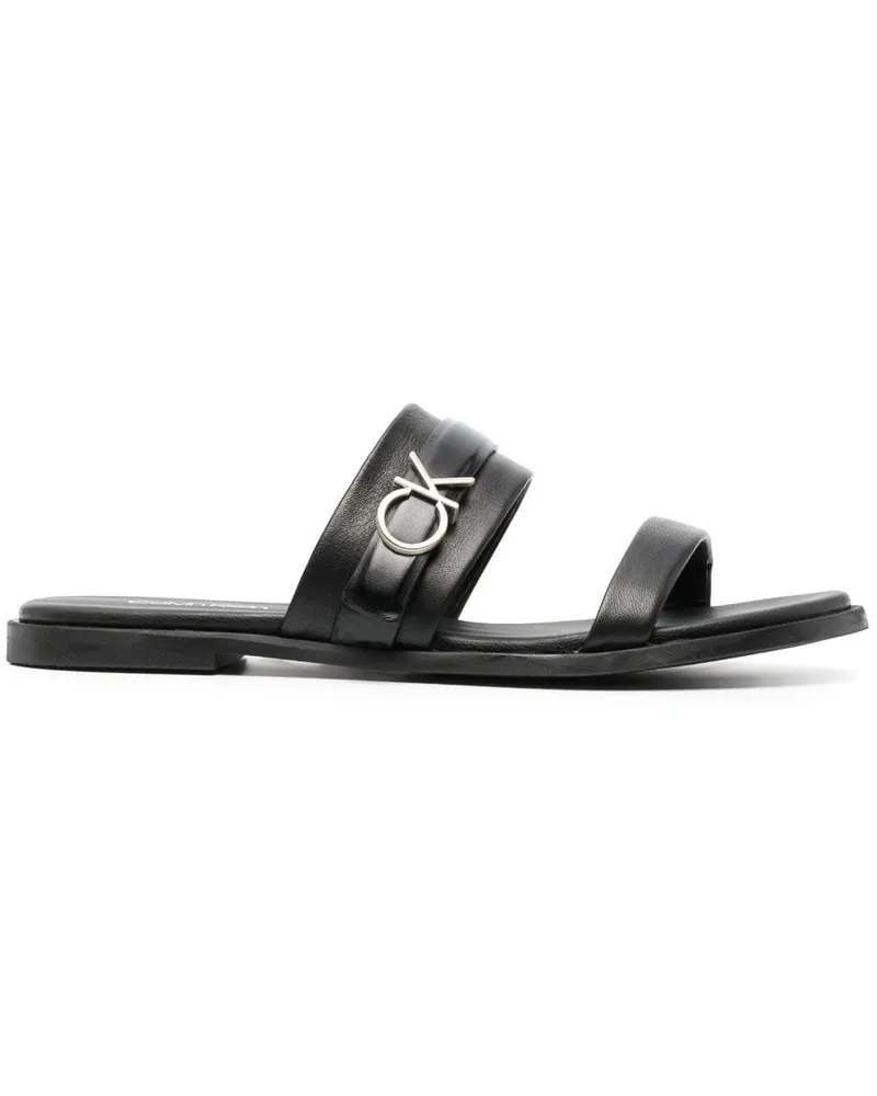 Calvin Klein Klassische Sandalen - Schwarz Schwarz