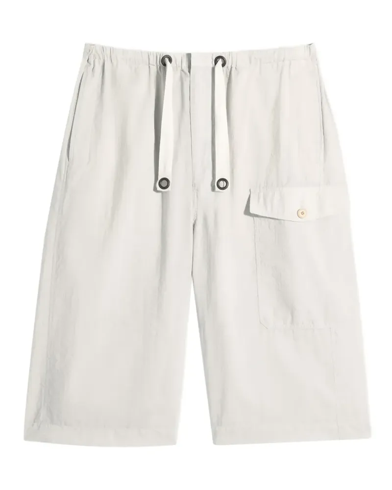 Christophe Lemaire Cargo-Shorts mit Kordelzug - Nude Nude