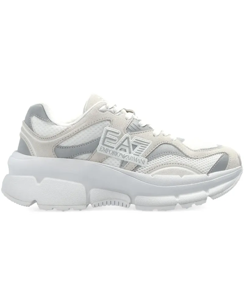 EA7 Sneakers mit dicker Sohle - Weiß Weiß