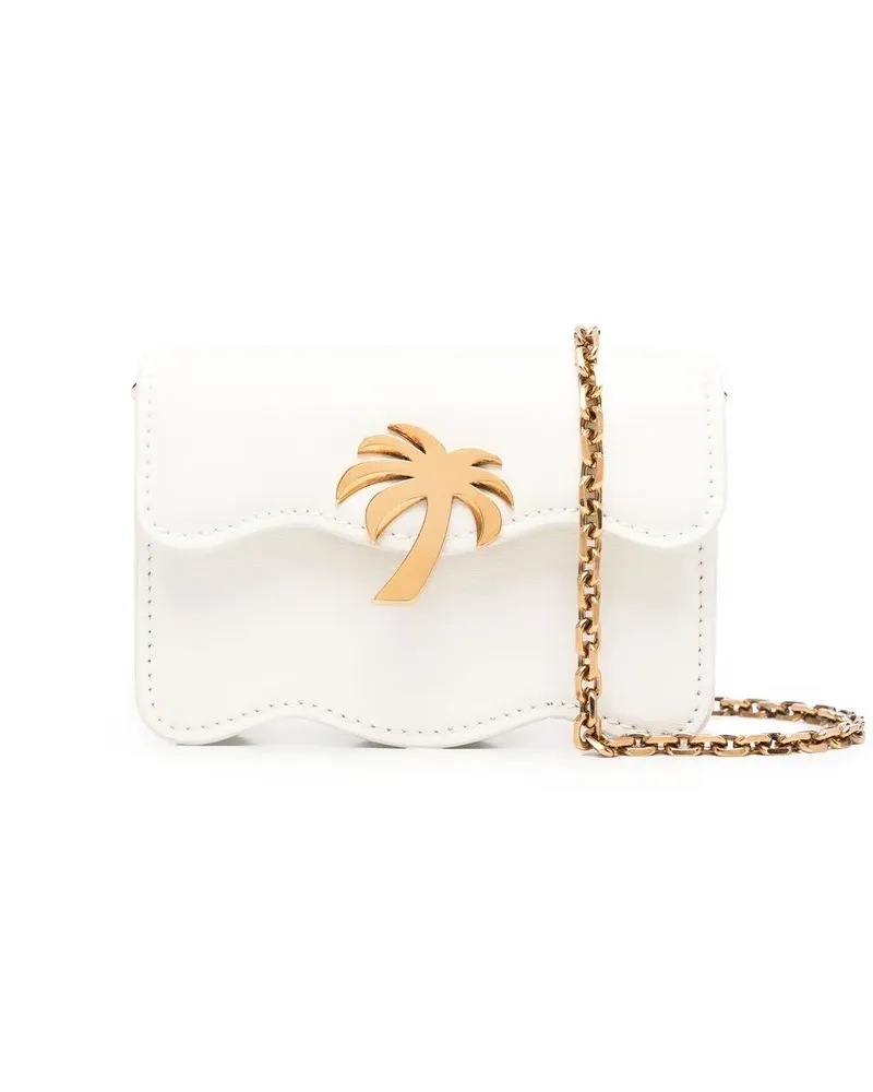 Palm Angels Palm Beach Schultertasche - Weiß Weiß