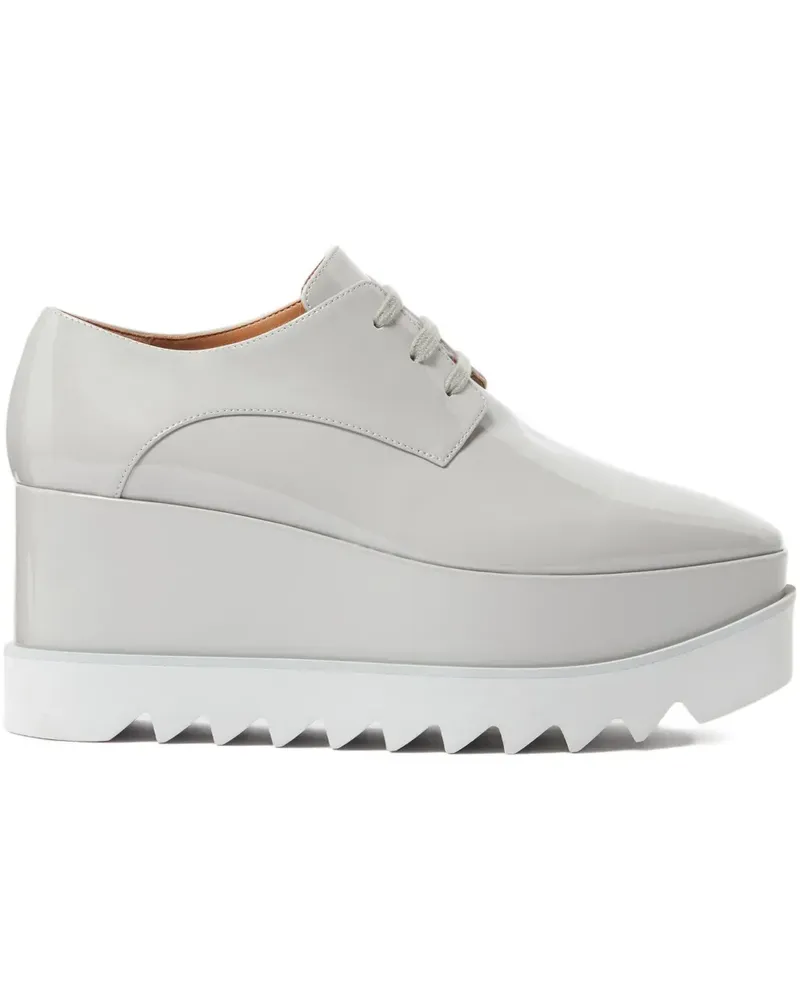 Stella McCartney Schnürschuhe mit Plateausohle - Grau Grau