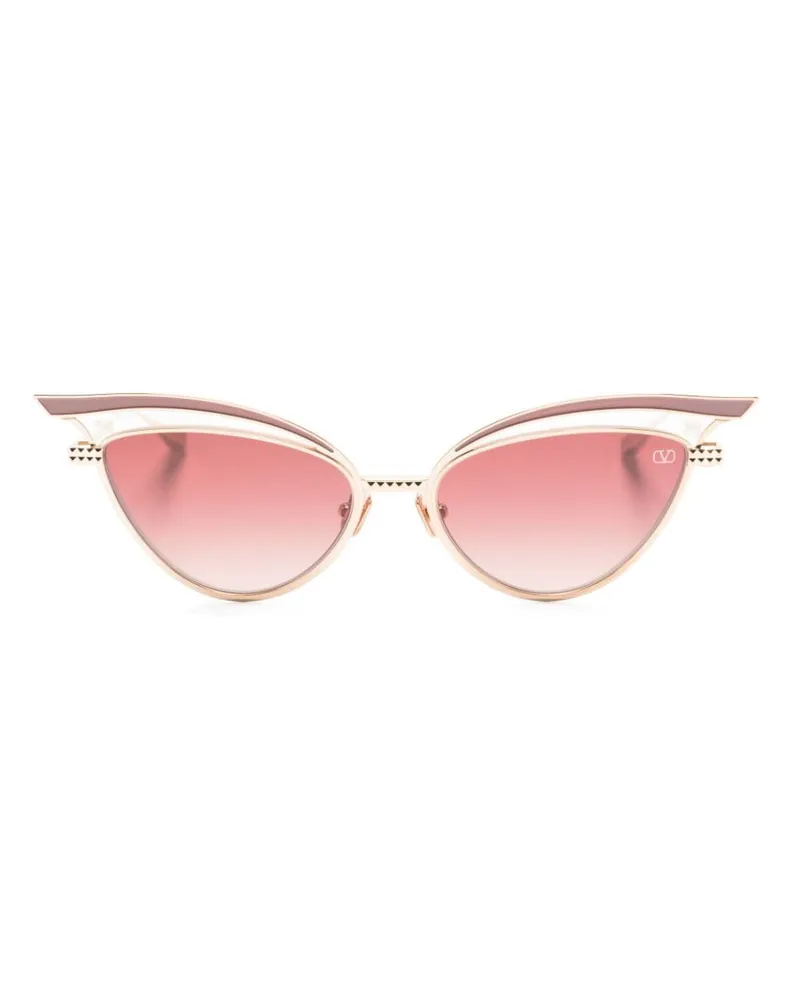 Valentino Garavani Cat-Eye-Sonnenbrille mit Farbverlauf Gold