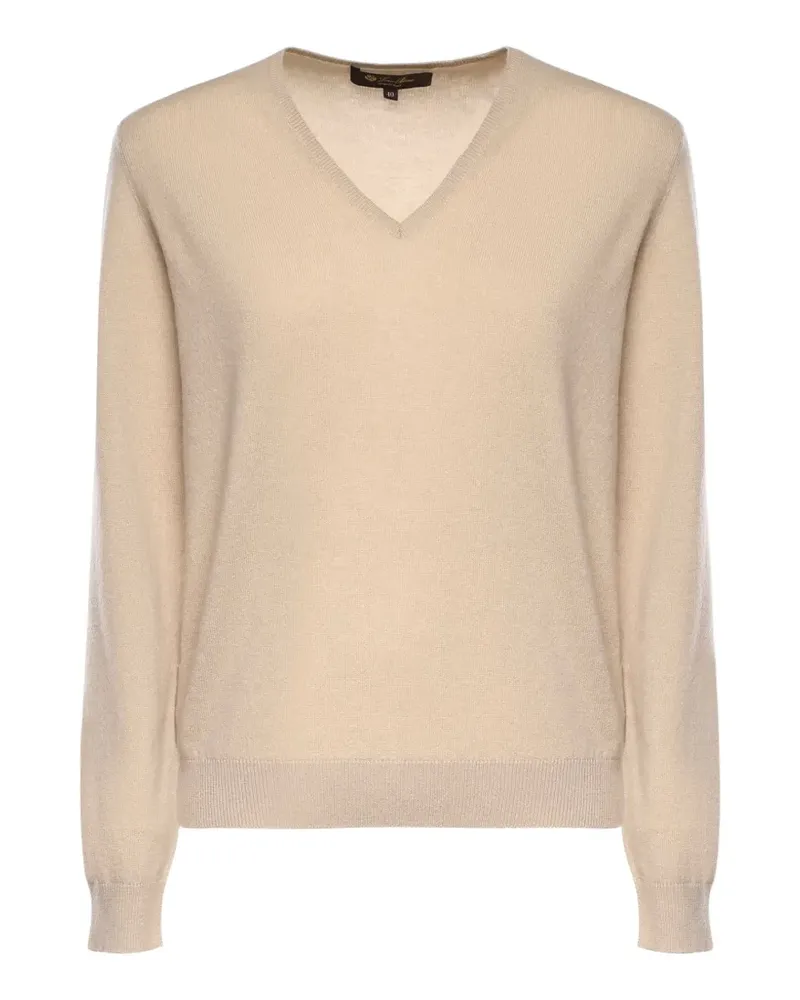 Loro Piana Sergio V-neck sweater - Nude Nude