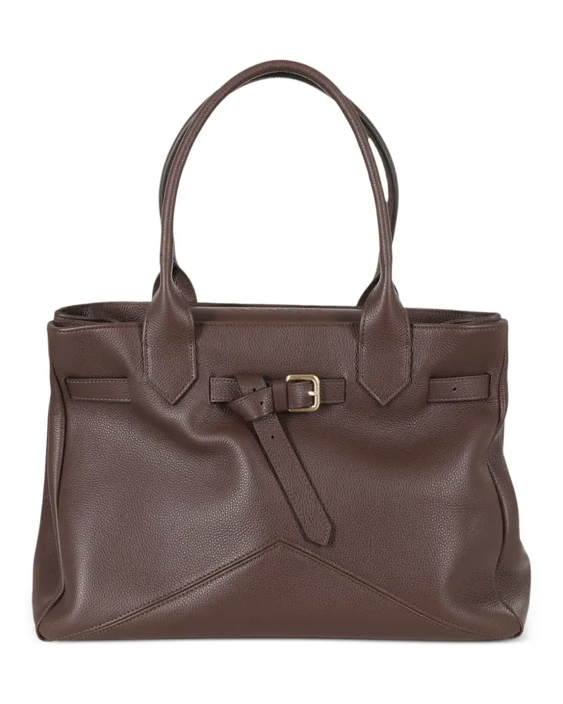 Ballantyne Mittelgroße Kate 993 Handtasche mit Schnalle - Braun Braun