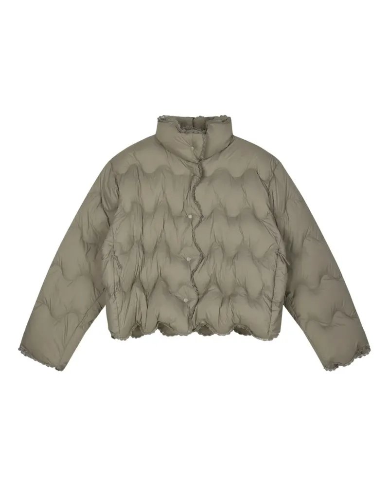 JNBY Gesteppte Jacke mit Spitzenbesatz - Nude Nude